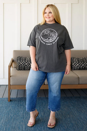 Happiness Comes in Waves Tee (SM-3X) - STB Boutique