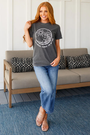Happiness Comes in Waves Tee (SM-3X) - STB Boutique