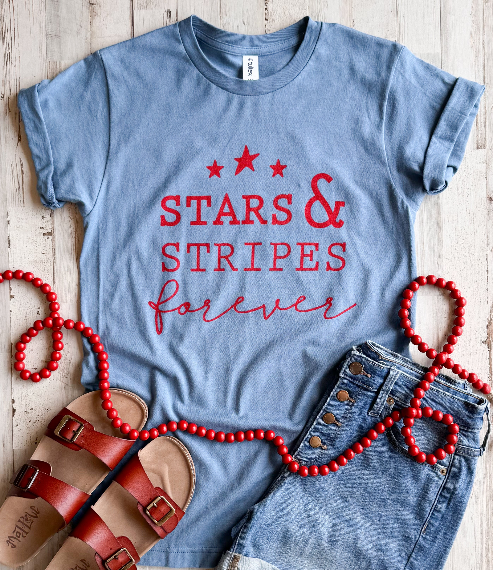 Stars & Stripes Forever Tee - 2 Colors - FLASH SALE - PREORDER
