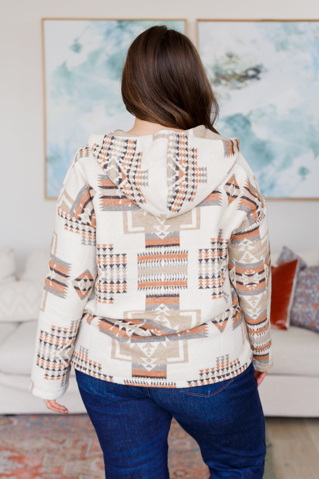 Just Going For It Aztec Hoodie (SM-3X)