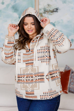 Just Going For It Aztec Hoodie (SM-3X)