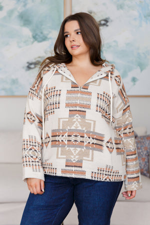 Just Going For It Aztec Hoodie (SM-3X)