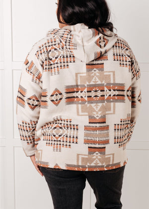Just Going For It Aztec Hoodie (SM-3X)