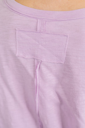 Just Like That Relaxed Heather Tee in Lilac (SM-3X)