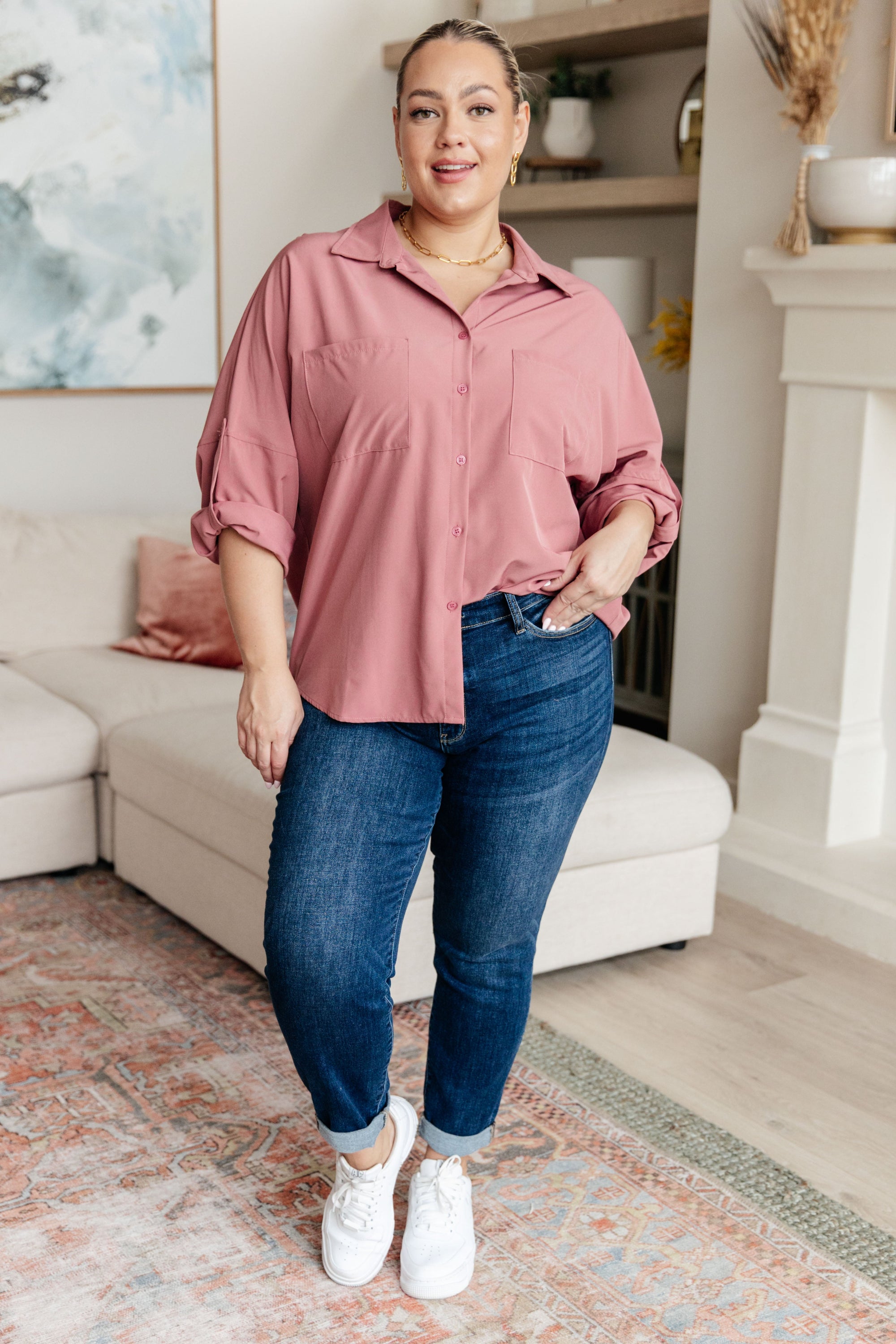 Keep it Profesh Button Up Top (SM-3X)