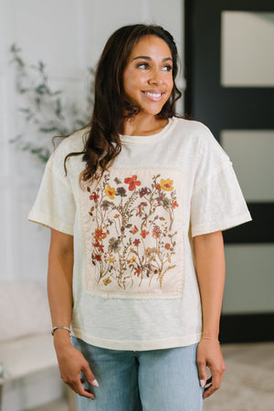 Knee Deep in Flowers We Applique Top (SM-3X)