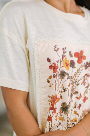 Knee Deep in Flowers We Applique Top (SM-3X)