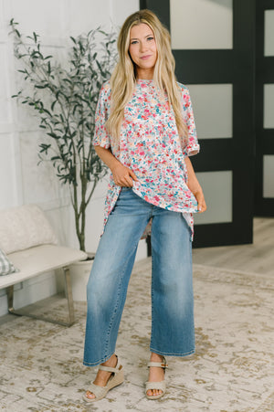 Left Em' Speechless Dolman Sleeve Blouse (SM-3X)