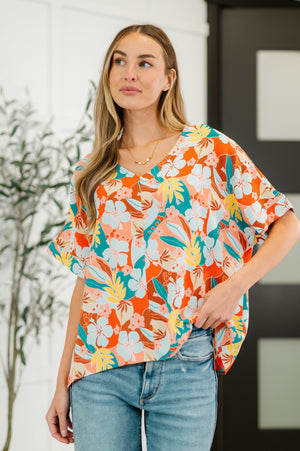 Lei Me Down V-Neck Top (SM-3X)