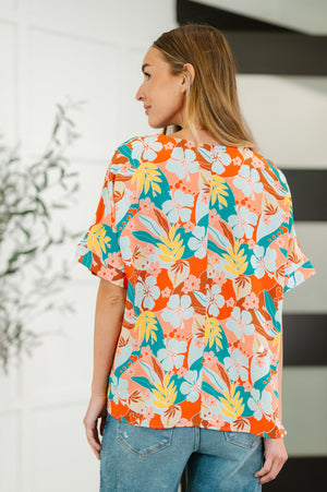 Lei Me Down V-Neck Top (SM-3X)