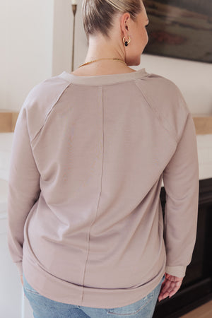 Less Conversation V-Neck Top (SM-3X)