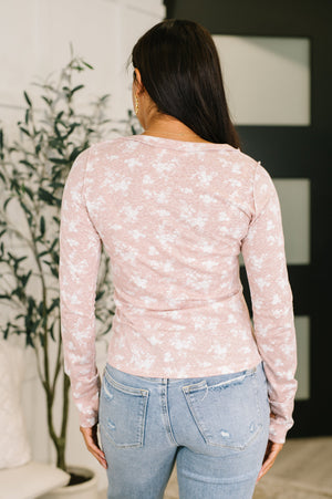 Literally Obsessed with Me Long Sleeve Top in Mauve (SM-3X)