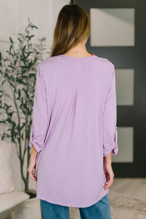 Lizzy Cardigan in Orchid Bloom (SM-3X) - STB Boutique