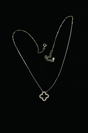 Lucky Girl Syndrome Sterling Silver Pendant Necklace - STB Boutique