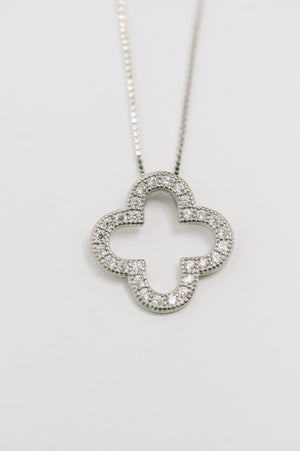 Lucky Girl Syndrome Sterling Silver Pendant Necklace - STB Boutique