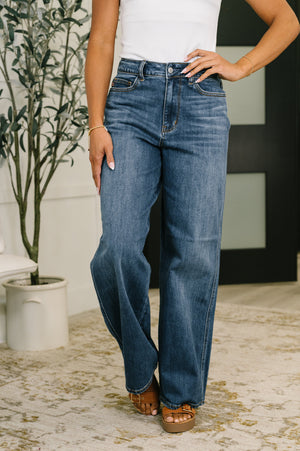 Judy Blue Marie High Waist Wilhelmina Baggy Jeans (0-24) - STB Boutique