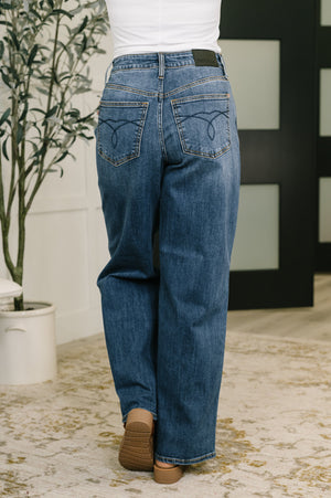 Judy Blue Marie High Waist Wilhelmina Baggy Jeans (0-24) - STB Boutique