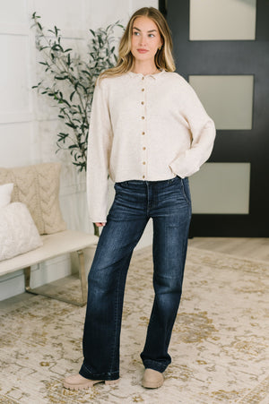Judy Blue Marty High Waist Trouser Wide Leg Jean (0-24)