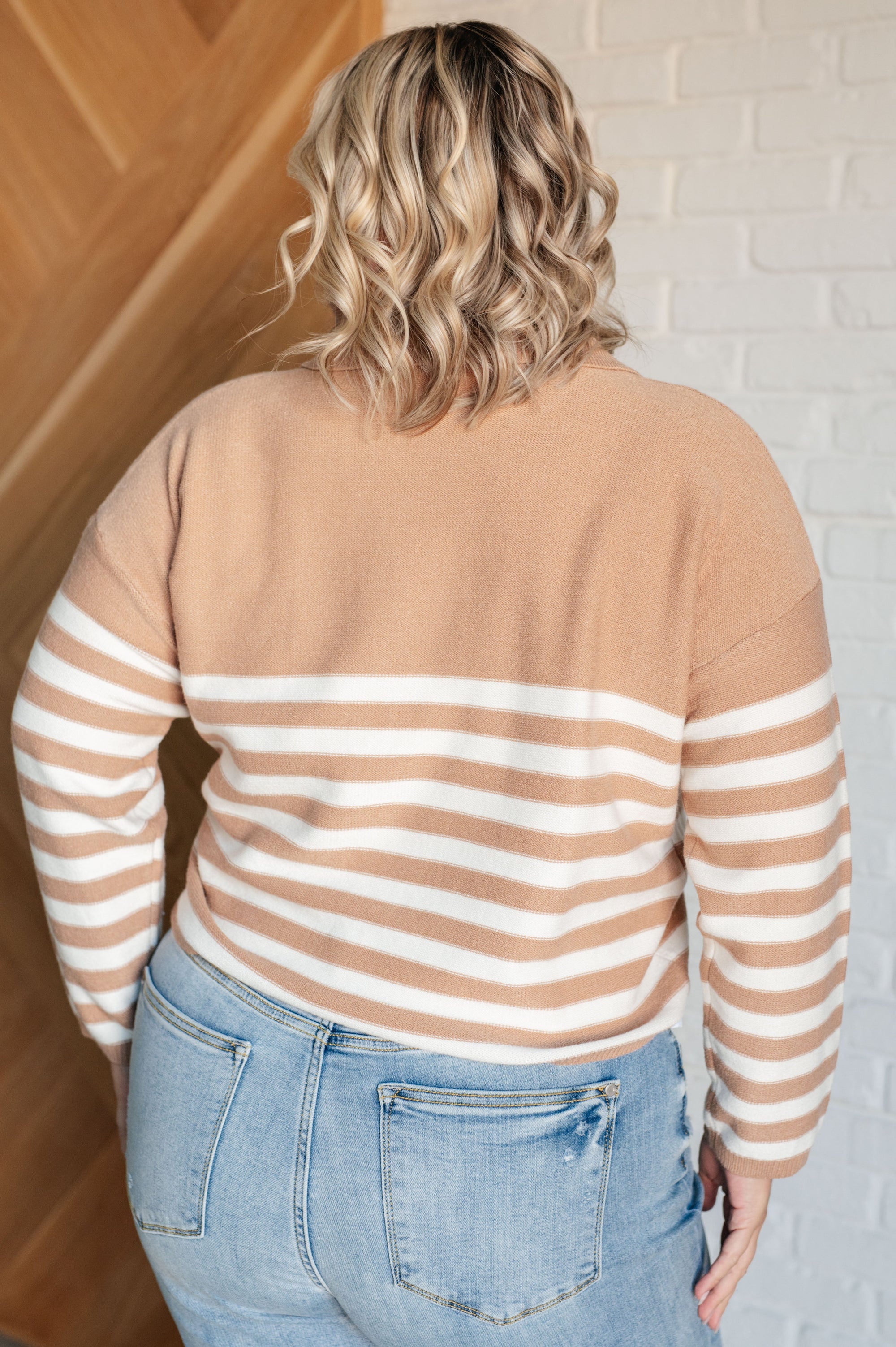 Memorable Moment Striped Sweater (SM-3X)