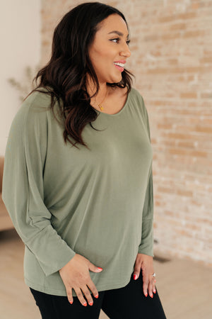 My Cozy Haven Long Sleeve Top (SM-3X)