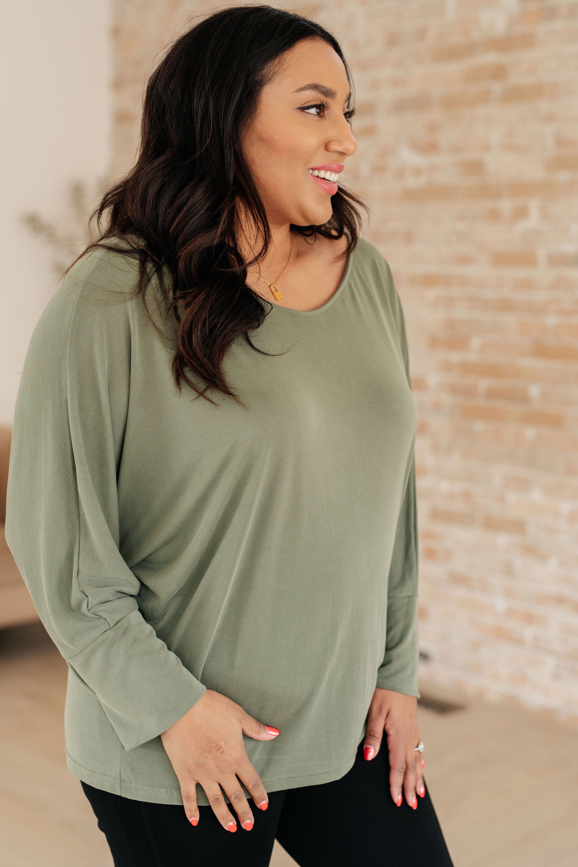 My Cozy Haven Long Sleeve Top (SM-3X) - STB Boutique