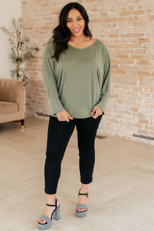 My Cozy Haven Long Sleeve Top (SM-3X)