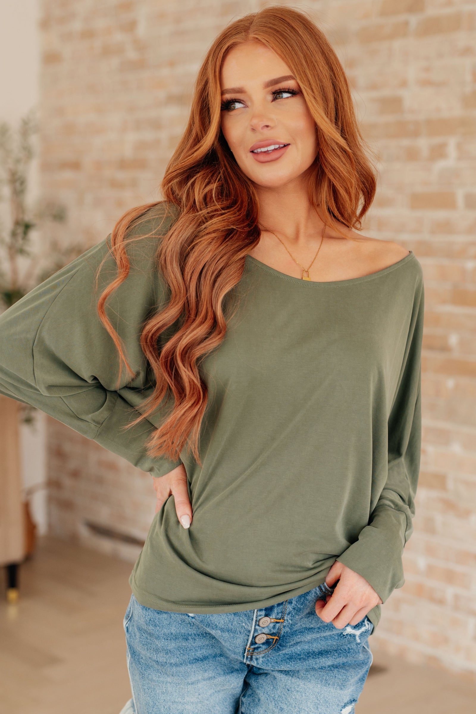 My Cozy Haven Long Sleeve Top (SM-3X) - STB Boutique