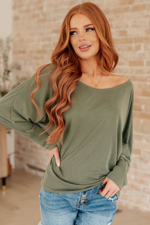 My Cozy Haven Long Sleeve Top (SM-3X)