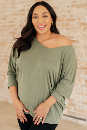 My Cozy Haven Long Sleeve Top (SM-3X)