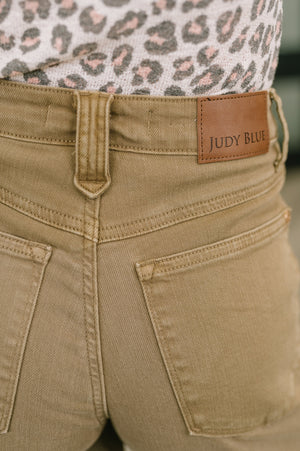 Judy Blue Nancy High Waist Wide Leg Ankle Jean with Vintage Front Yoke (0-24)