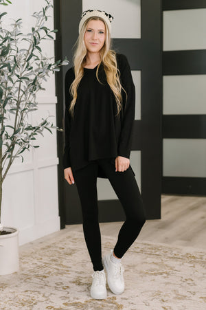 Next to Nothing Top and Bottom Set in Black (SM-3X)