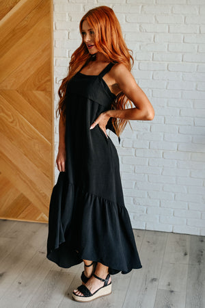 Nightlife Tie Back Maxi Dress (SM-3X)