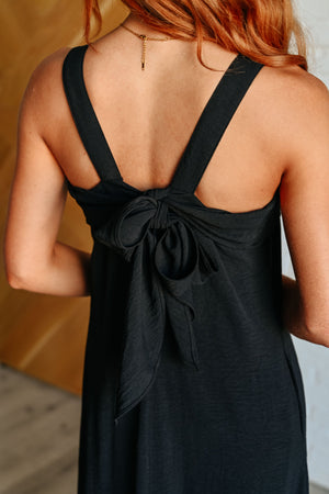 Nightlife Tie Back Maxi Dress (SM-3X)