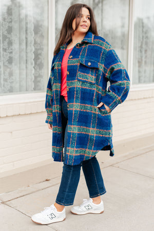 No Tears Plaid Coat (SM-2X)
