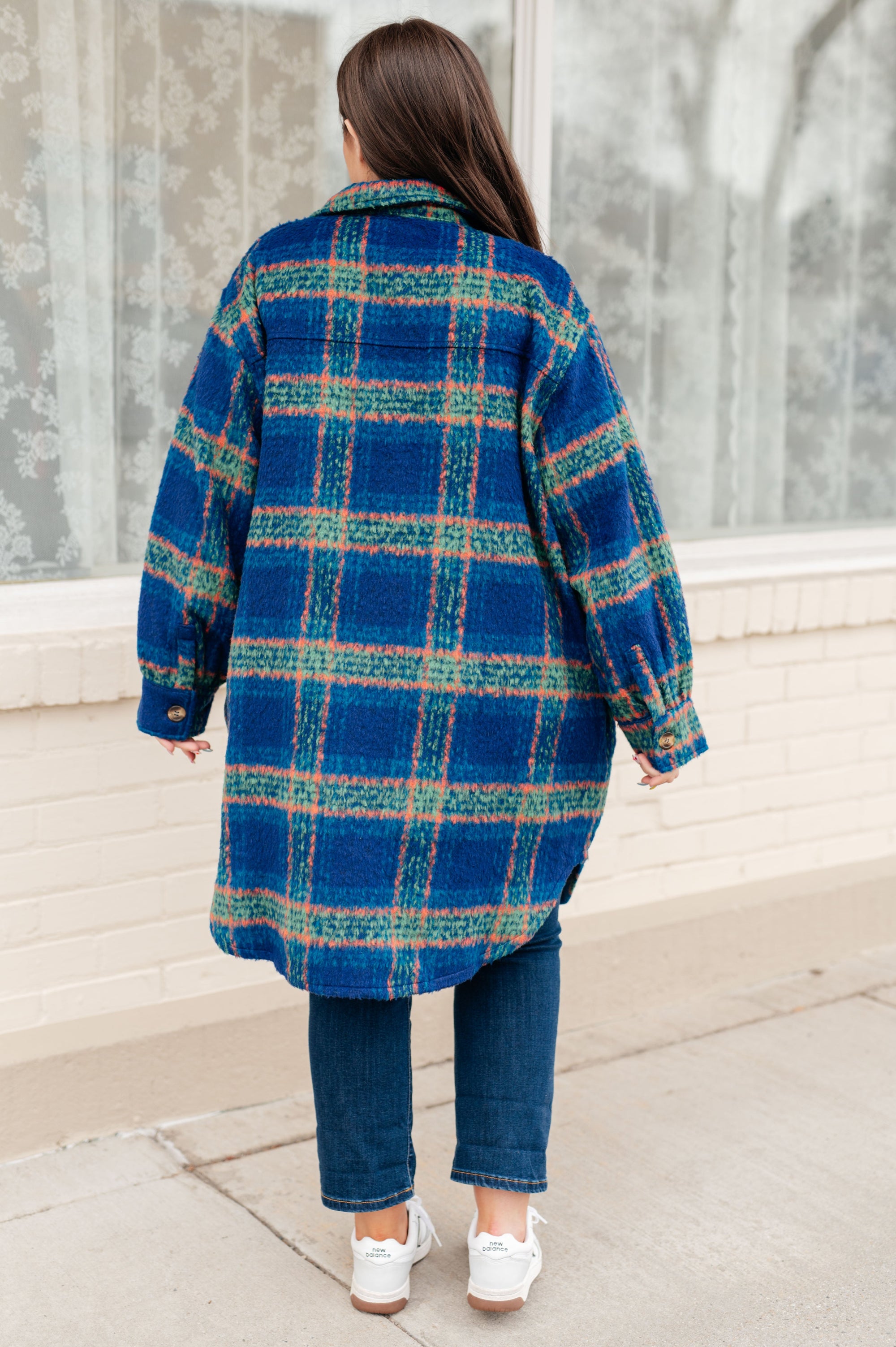 No Tears Plaid Coat (SM-2X)