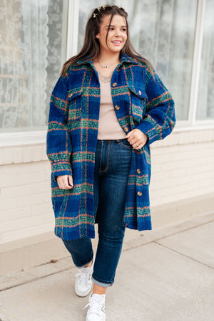 No Tears Plaid Coat (SM-2X)