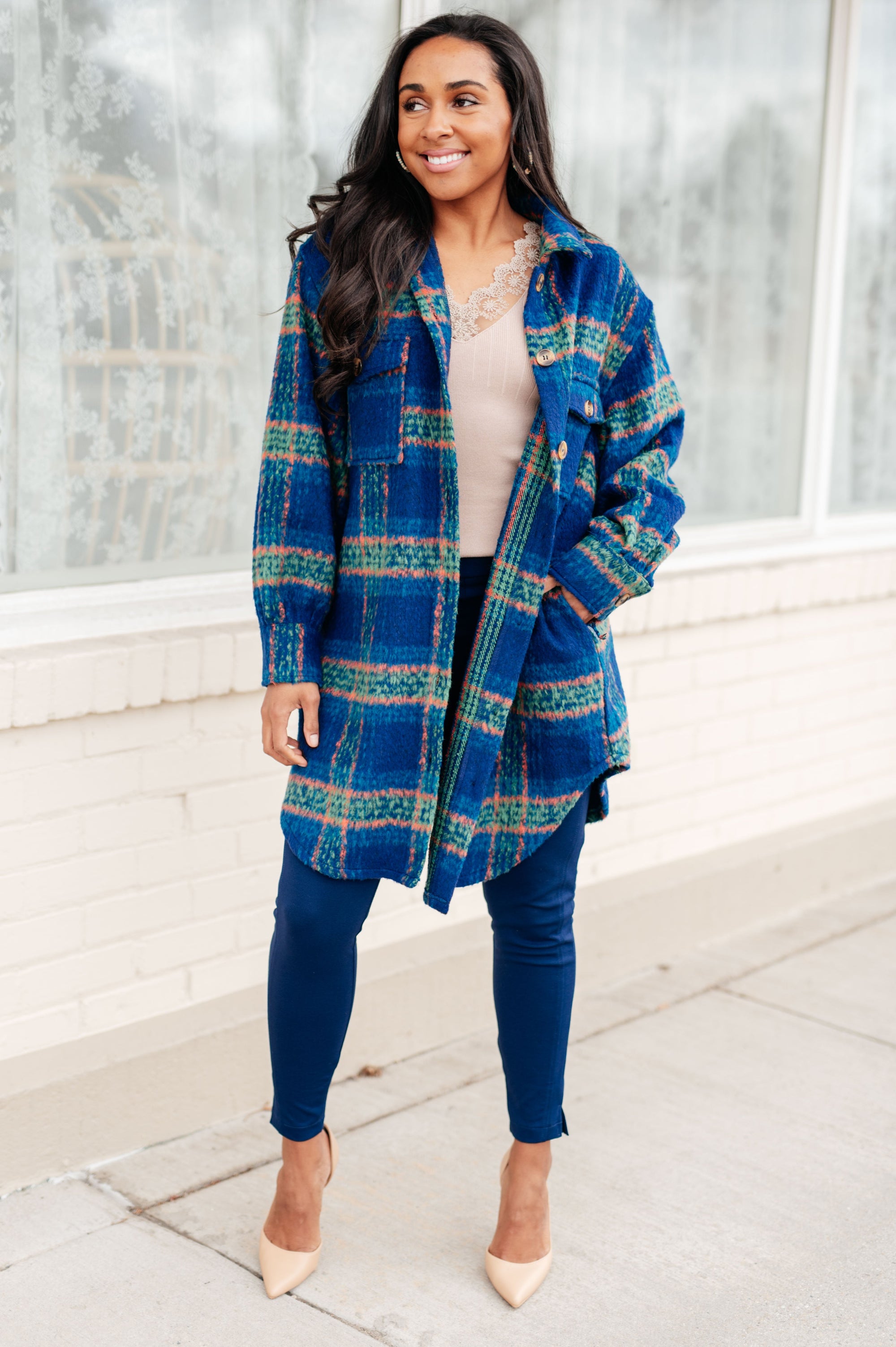 No Tears Plaid Coat (SM-2X)
