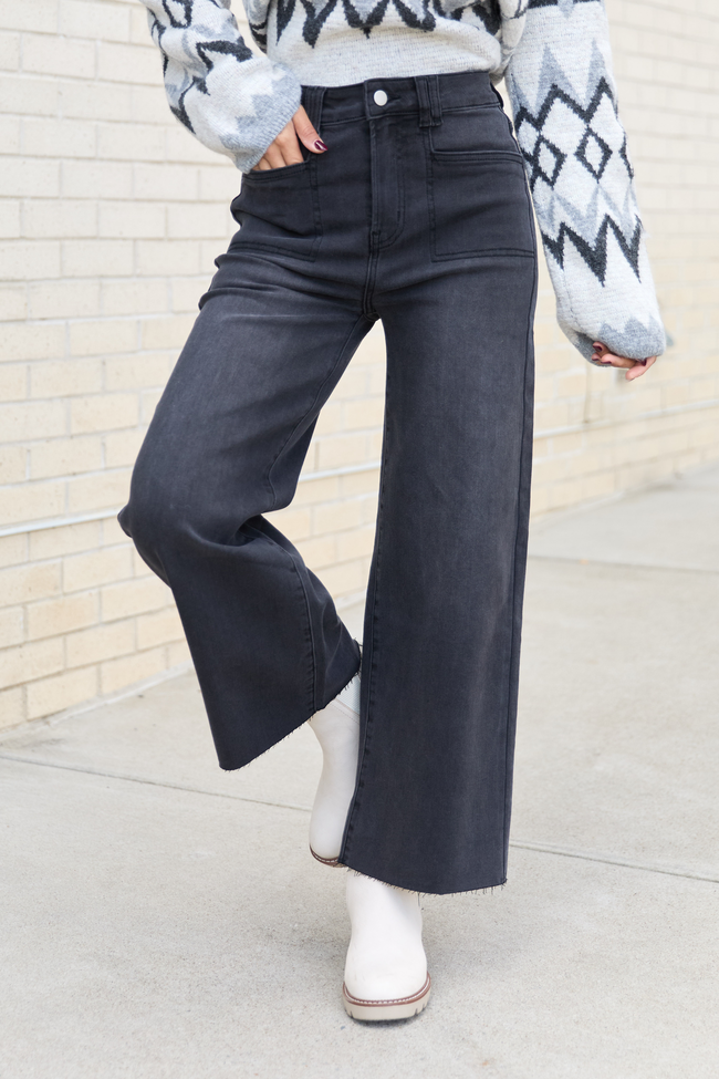 My Favorite Black Wide Leg Jeans - STB Boutique