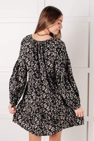 Once Again V-Neck Floral Dress (SM-3X)