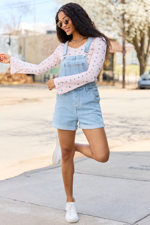 Tessa Light Wash Denim Overalls - STB Boutique