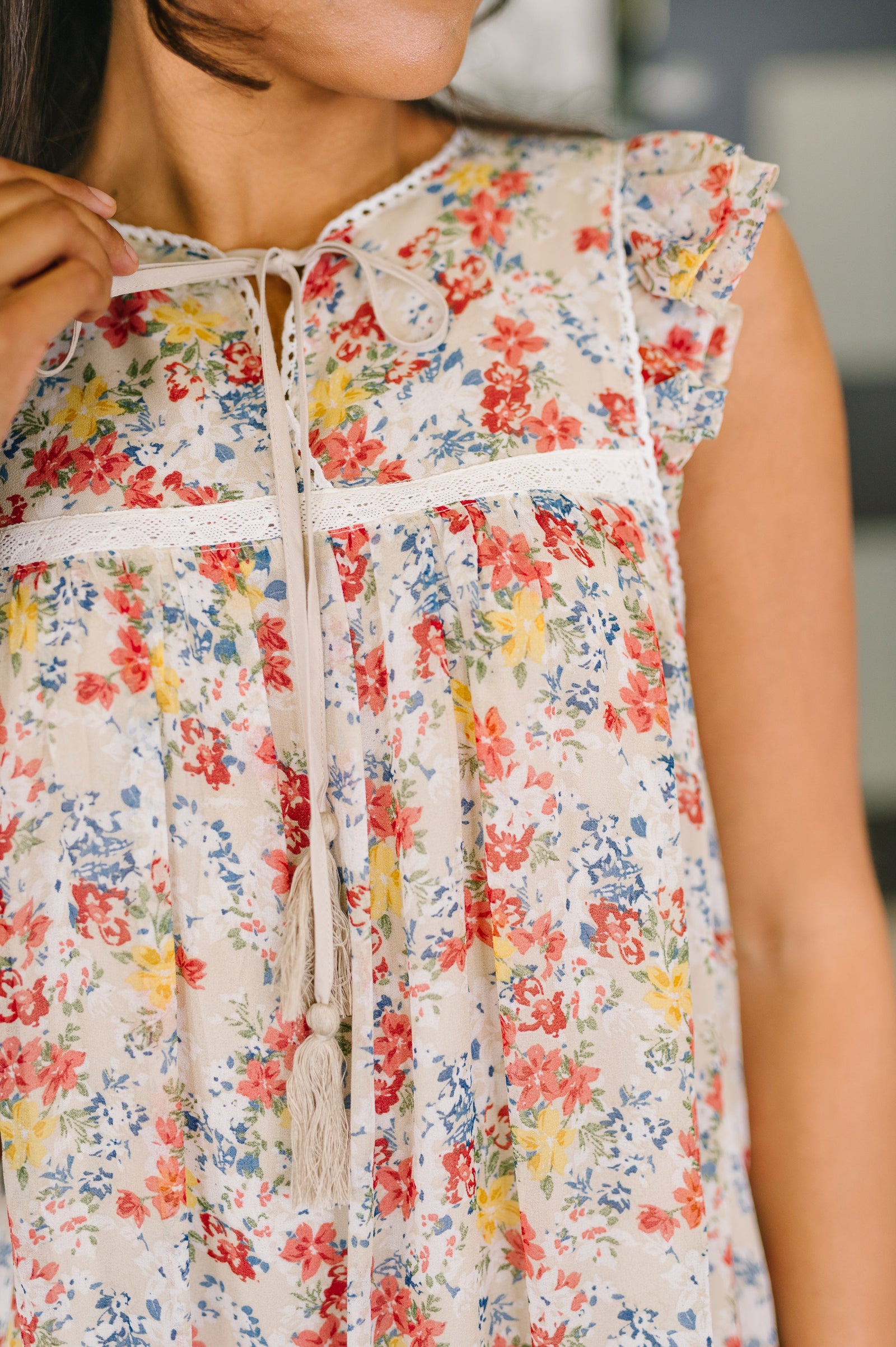 Precisely Me Smock Midi Dress - STB Boutique