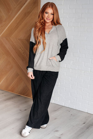 Pull Up Your Sleeves Color Block Hoodie (SM-3X)