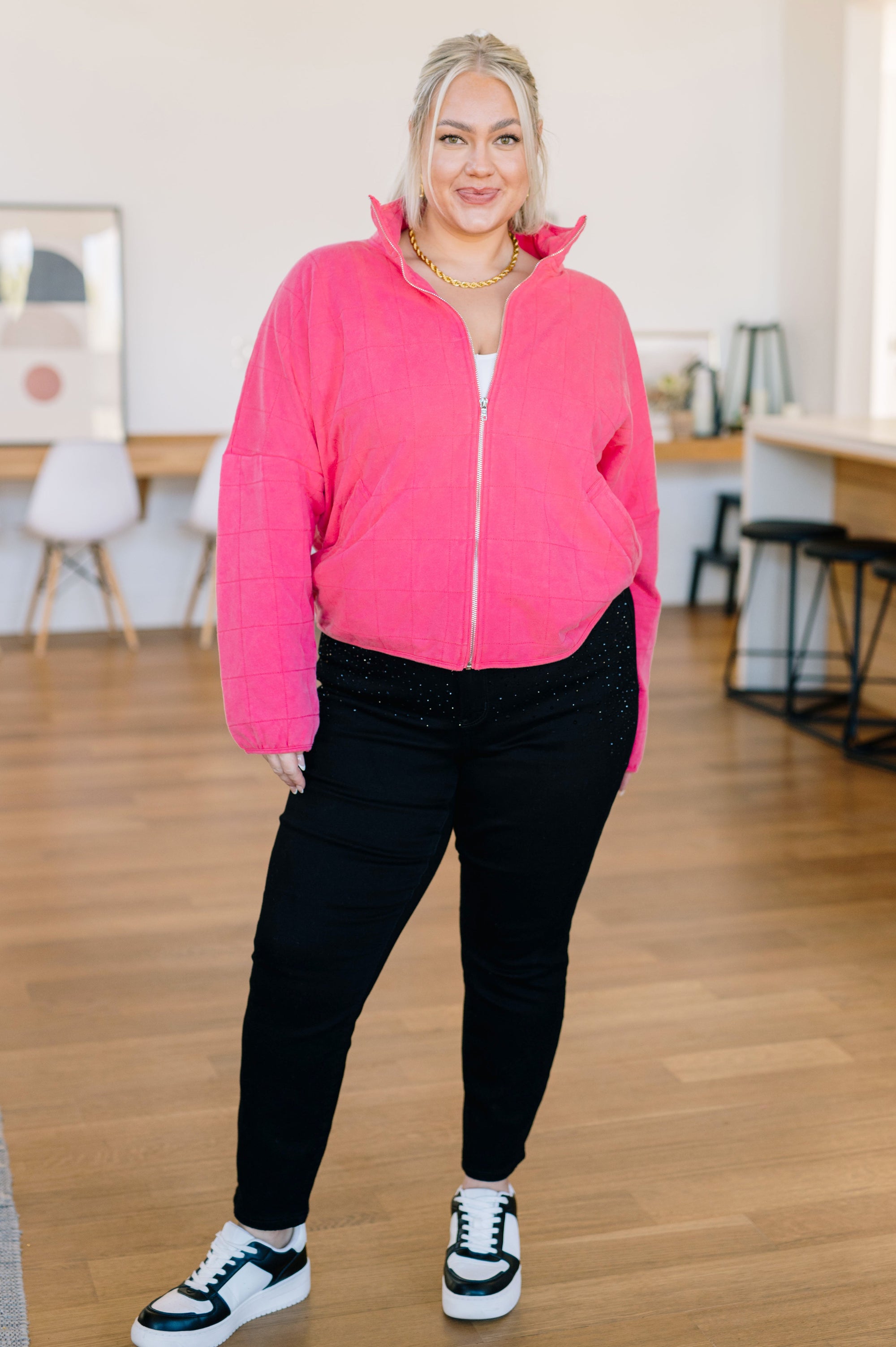 Quilted and Covered Quilted Jacket (SM-3X)