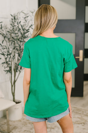 Rest Assured Basic Relaxed Tee in Kelly Green (SM-3X)