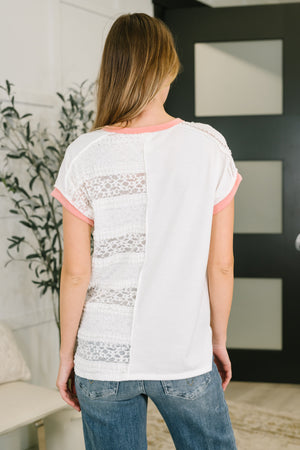 Right Thing to Say Textured Henley Top (SM-XL)
