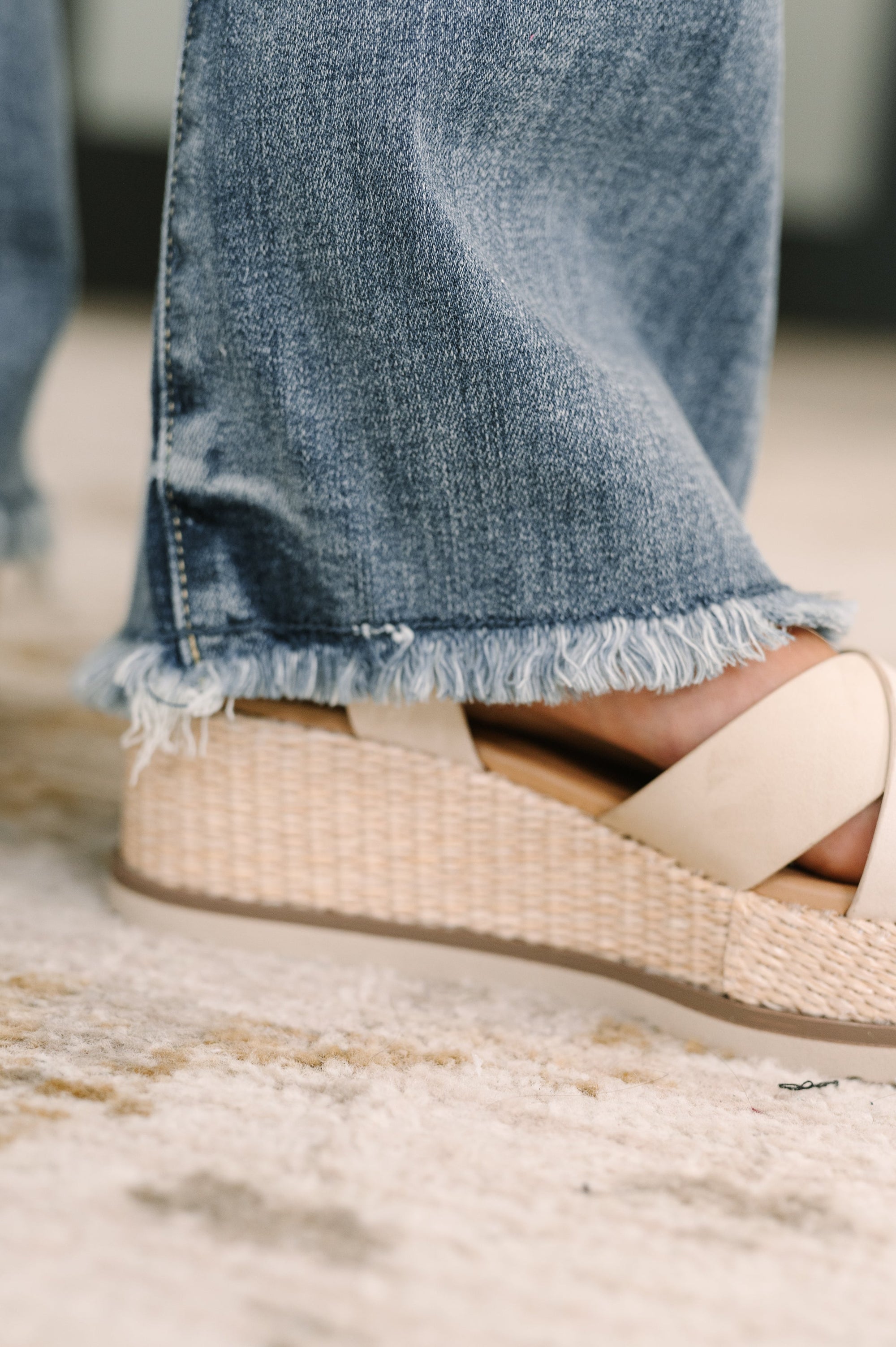 Robin High Waist Bootcut with Fray Hem (0-24) - STB Boutique