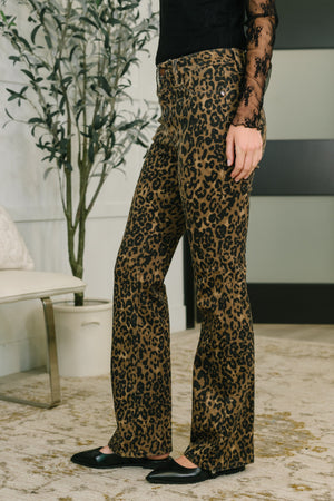 Judy Blue Roxy High Waist Bootcut Leopard Print (0-24)