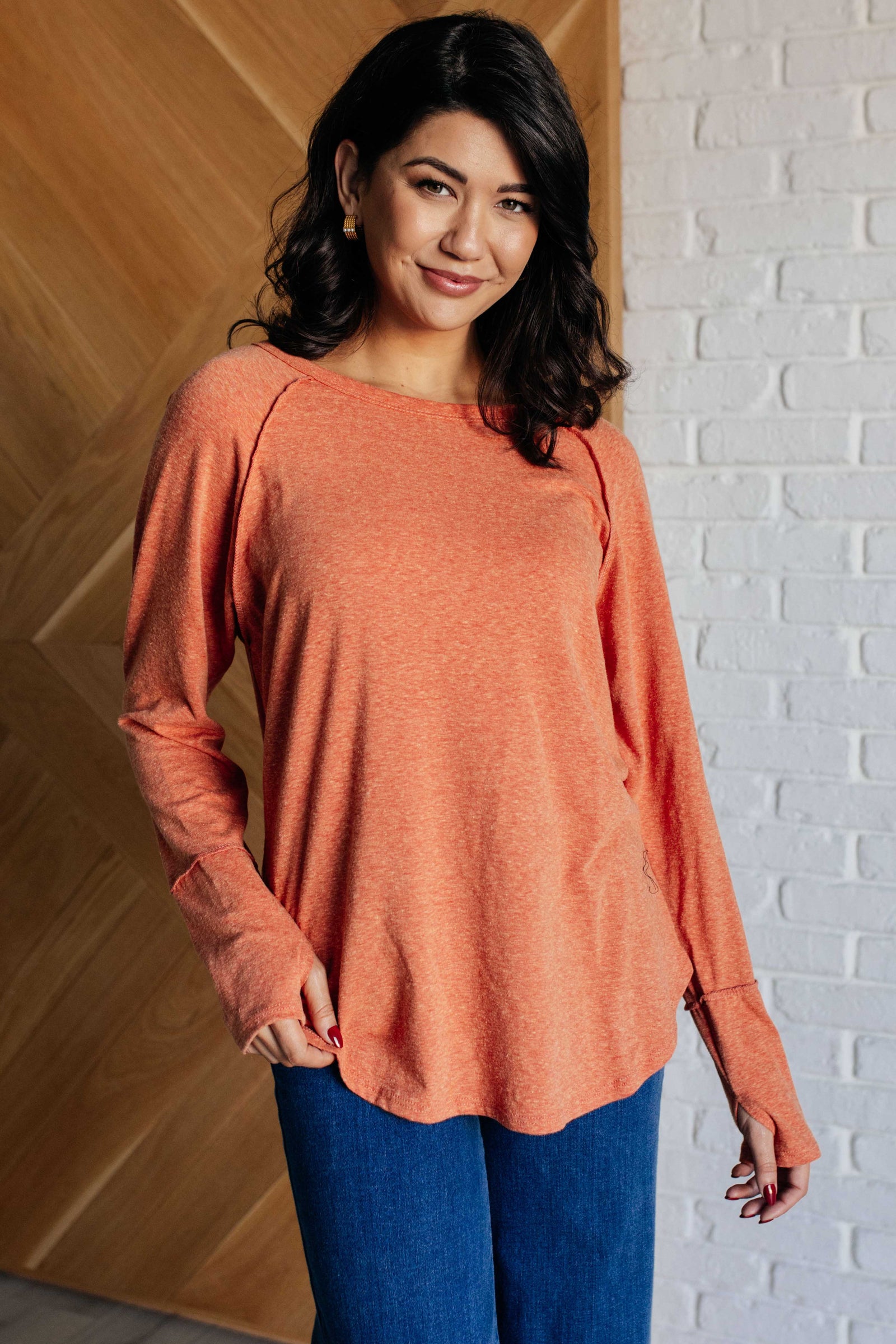 Rustic Charm Long Sleeve Top (SM-3X)