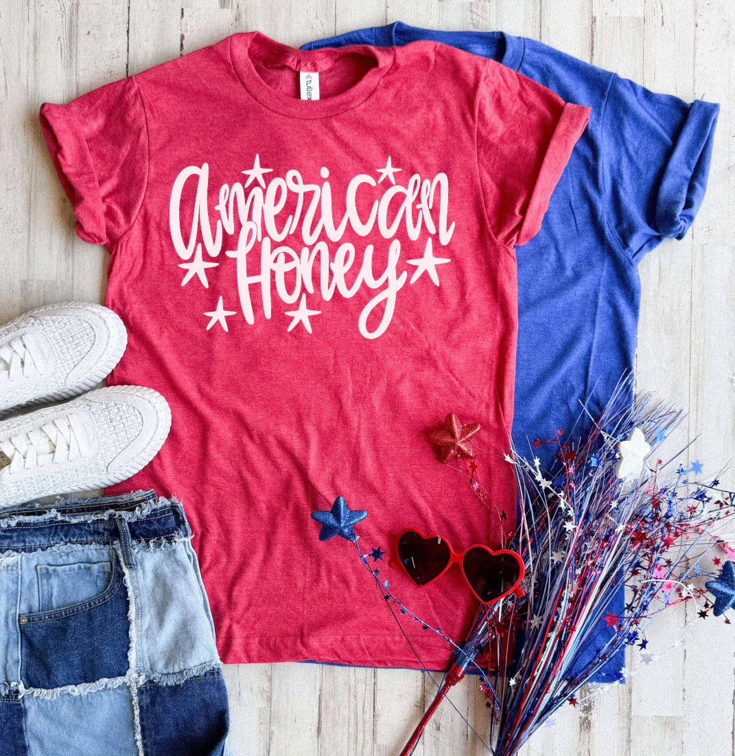 American Honey Tee - 2 Colors - FLASH SALE - PREORDER