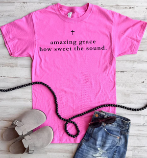 Amazing Grace Tee - 5 Colors - FLASH SALE - PREORDER